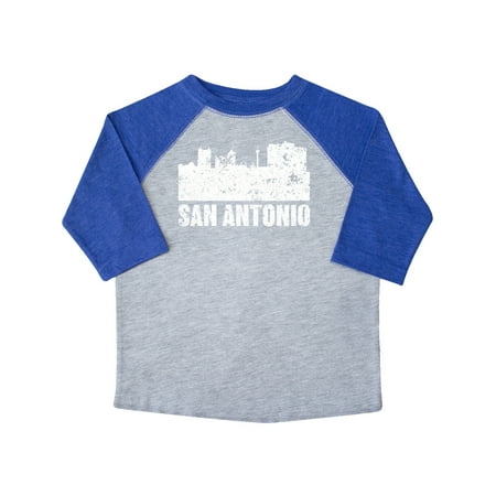 

Inktastic San Antonio Texas Skyline with Grunge Gift Toddler Boy or Toddler Girl T-Shirt
