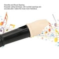 thumbnail image 3 of 8 Hole Soprano Recorder Instrument German Style C Key Flute ABS Detachable Design Exquisite Craftsmanship Comfortable Playability Convenient Storage Black with Protective Case for, 3 of 7