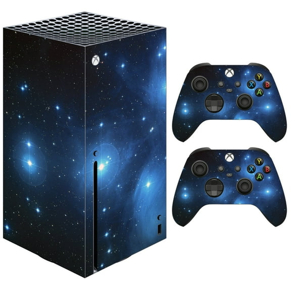 VWAQ Galaxy Skin For Xbox Series X Console and Controllers - Vinyl Space Wrap To Fit Xbox Series X - XSRSX1 [video game]