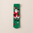 thumbnail image 2 of Fabrcox Womens Cute Mid-Calf Fuzzy Slipper Socks, Non Slip Warm Winter Casual Christmas Printed Indoor Loungewear Socks (C), 2 of 5