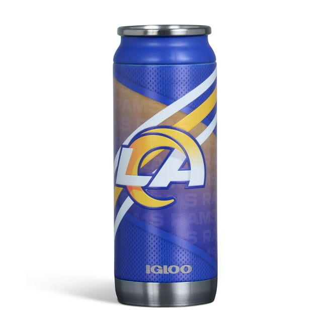 Los Ángeles Rams Can Igloo de acero inoxidable 473 ml