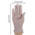 thumbnail image 2 of Ofertas Únicas 1 Par de Guantes de Encaje con Lazo para Protección Solar Morado, 2 of 5
