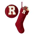 thumbnail image 1 of Christmas Stockings with Initials Letter 18" Stockings for Christmas Decoration - Red R, 1 of 9
