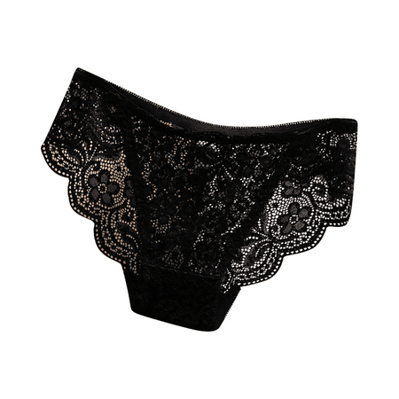 Fulorrnie Underwear for Women Breathable Hipster Comfort Seamless Panty Cheeky Bikini Elastic Waist Stretchable Panties Black M