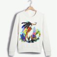 thumbnail image 2 of Moda mujer casual manga larga animal impreso damas sudaderas tops Fridja ghj987+1279, 2 of 5