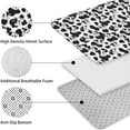 thumbnail image 5 of Black White Cow Pattern Bathroom Rugs Sets 3 Piece,Toilet Cover Set,Absorbent Non Slip Bathroom Mats Sets with U-Shaped Contour Rug Toilet Rug Set, 5 of 5
