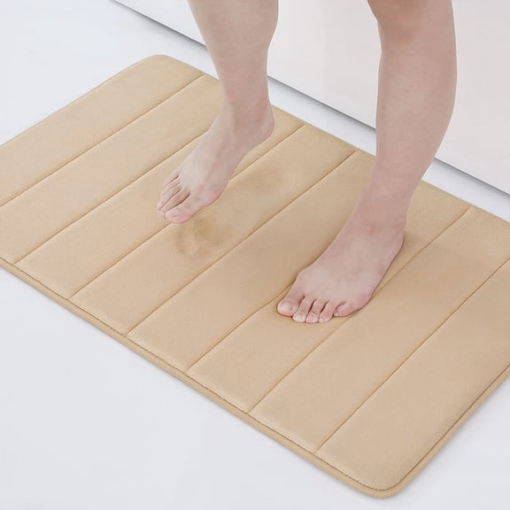 Thickened Memory Sponge Carpet Bathroom Entrance Water Absorbing Floor Mat Bathroom Non Slip Floor Mat