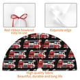 thumbnail image 4 of Yiaed Fire and Rescue Truck Print Christmas Tree Skirt , Tree SkirtsTree Mat for Christmas Winter Holiday Indoor Decorations-48", 4 of 7