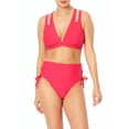 thumbnail image 2 of Time and Tru Women's Cutout High Waist Bottom Swimsuit, 2 of 5