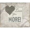 thumbnail image 2 of LightBoxJournal 14x12 White Modern Wood Framed Museum Art Print Titled - Decortive Pattern Love You More, 2 of 4