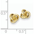 thumbnail image 2 of Primal Gold 14 Karat Yellow Gold Love Knot Earrings, 2 of 4