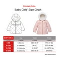 Rokka&Rolla Baby Girls' Puffer Jacket Toddler Fleece Lined Winter Coat