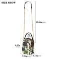 thumbnail image 2 of FORMRS Crossbody Bag for Women Quilted Travel Shoulder Cell Phone Purse with Chain Strap Handbag, Navy Flower, 2 of 7