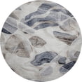 thumbnail image 2 of Addison Rugs Mayfield Premium Machine Washable Transitional Abstract Putty Round Rug, 8' x 8', 2 of 6