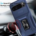 thumbnail image 6 of Allytech Rugged Case for Google Pixel 7 Pro, [Slide Camera Cover] [360° Rotating Kickstand] [Military Protection] [Magnetic Car Mount] Non-Slip Anti-Scratch Shockproof Heavy Duty Case - Blue, 6 of 8
