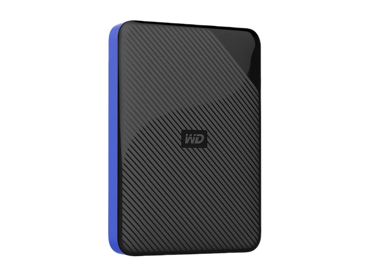 WD 4TB Gaming Drive Black External Hard Drive for Playstation/Xbox & PC - USB 3.0 (WDBM1M0040BBK-WESN)