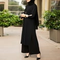 thumbnail image 5 of ZANZEA Women Elegant Stylish Full Sleeve O-neck Muslim Tops Side Split Blouses, 5 of 7