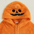 thumbnail image 4 of Gubotare Baby Fleece Baby Halloween Cloak Cape Toddler Fleece Baby Halloween Cloak Cape Boys Cloak Cape Winter Outerwear Coats for Boys Girls Size 1T 2T (Orange,1-2 Years), 4 of 6