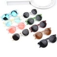 thumbnail image 2 of Gafas de sol con montura redonda para niños y niñas, lentes de sol con personalidad a la moda para fiesta, protección UV qiuyongming unisex, 2 of 2