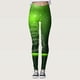 thumbnail image 2 of Gibobby Leggings Navideños Pantalones estampados navideños personalizados para mujer, mallas ajustadas personalizadas para mallas para correr(Verde,CH), 2 of 5