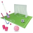 thumbnail image 2 of Sophia's Sports Equipment Set with Complete Lacrosse, Field Hockey, Soccer, & Basketball Playset for 18” Dolls, 2 of 5