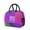 Purple and Pink, variant on Purple and Pink Checkered Pattern Insulated Leakproof Lunch Box for Work, Lunch Bag for Women Men, Loncheras Para Mujer for Beach Travel Picnic Camping