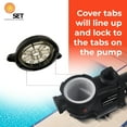 thumbnail image 3 of Replacement Pump Basket Cover for Splapool Above-Ground and In-Ground Pool Pumps, 3 of 7