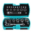 thumbnail image 2 of Bits 18 In 1 Mini 1/4in Ratchet Wrench Screwdriver Bit Set Multifunction Car Repair Tool, 2 of 8