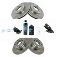 thumbnail image 2 of TRQ Brake Pad & Rotor Kit Posi Ceramic Front & Rear w/Chemicals BKA15653 Fits select: 1996-1999 BMW 328, 1992-1995 BMW 325, 2 of 6