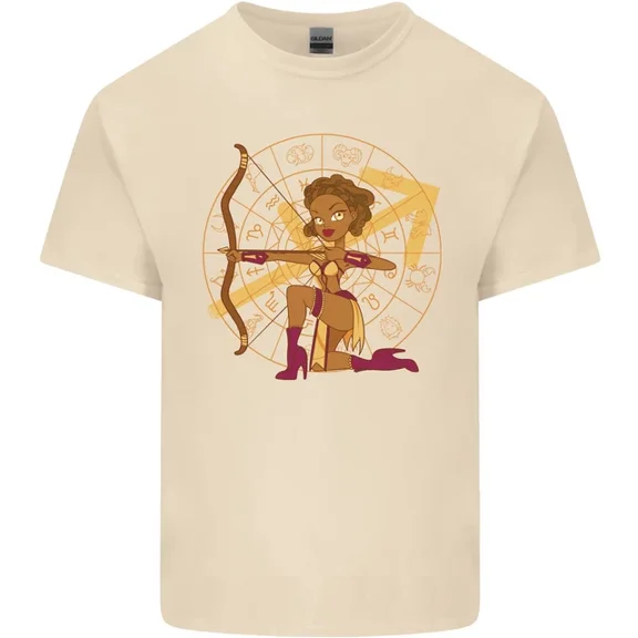 Kiraa Sagittarius Female Archer Star Sign Mens Womens T-Shirt