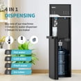 thumbnail image 3 of VECYS Bottom Loading Ice Maker Self-Clean Hot Cold Water Dispenser for 5 Gallon Bottle, 22LBS Daily Ice Making, Child Safety Lock, Black, 3 of 8