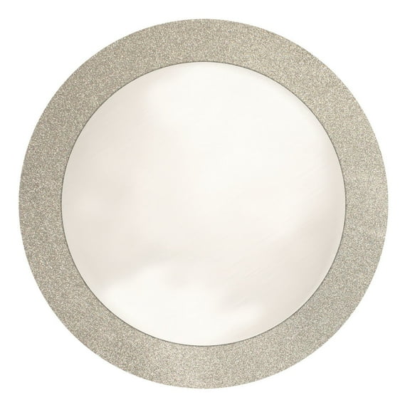 Creative Converting Silver Glitz 14" Round Placemats, 8pk