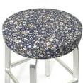 thumbnail image 3 of Xecao's Daisies Flowers Print Stool Covers offer stylish, washable protection for PU round bar stools, perfect for home or commercial use., 3 of 7