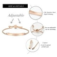 thumbnail image 2 of Cremation Bracelet for Ashes Stainless Steel Urn Bangles for Ashes Memorial Keepsake Cremation Memorial Urn Bracelet - Adjustable,Free Fill Kit, 2 of 6