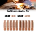 thumbnail image 1 of 10Xmb-15Ak M6*25mm Mig Mag Welding Torch Contact Tips Aperture Gas Nozzle Copper, 1 of 3
