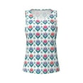 thumbnail image 6 of Sigee Tulips Flowers for Women's Workout Tank Top,Running Tank Tops,Sleeveless Gym Clothes, 6 of 8