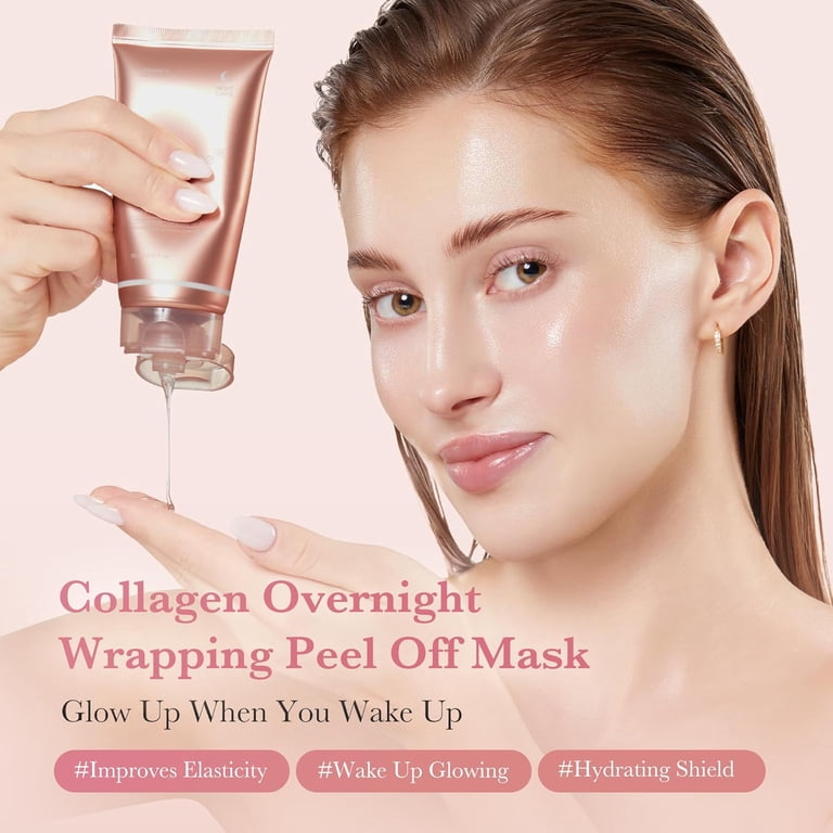 Medicube Collagen Night Wrapping Mask, 2.53 fl oz, Overnight Face