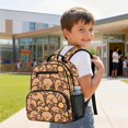 thumbnail image 4 of Jeiento Cute Capybara 13.5 Inch Preschool Backpack, Polyester Toddler Bookbag with Mesh Side Pockets, Adjustable Shoulder Straps School Bag for Boys Girls Kindergarten, 4 of 7