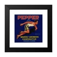 thumbnail image 2 of Anonymous 15x15 Black Modern Framed Museum Art Print Titled - Pepper Brand - Blue Label (1940s), 2 of 5