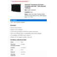 thumbnail image 2 of Automatic Transmission Oil Cooler - Compatible with 2002 - 2009 Chevy Trailblazer 2003 2004 2005 2006 2007 2008, 2 of 2