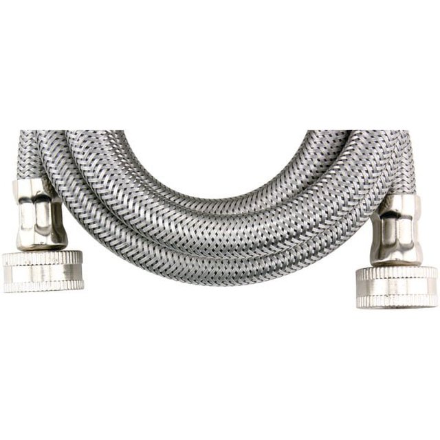 Certified Appliance Accessories(R) WM60SS Braided Stainless Steel Washing Machine Hose, 5ft