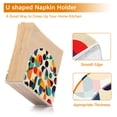 thumbnail image 5 of Yayeee Napkin Holder for Table Kitchen Paper Tissue Organization, Green Geometric, 5 of 8