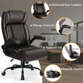 thumbnail image 6 of Bossin Big and Tall Executive Office Chair 400lbs with Flip-up Arms for Adult, Ergonomic High Back Lumber Support Adjustable Computer Desk Chair, 6 of 7
