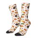 thumbnail image 1 of Fotbe Thanksgiving Turkeys 1 Calcetas Largas con Estampado para Hombre y Mujer – Calcetas de Compresión Transpirables y Elásticas, Viajar y Uso Diario Talla 5-11, 1 of 6