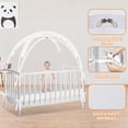 thumbnail image 4 of Red genérica para cuna Crib Tent para mantener al bebé en blanco, 4 of 7