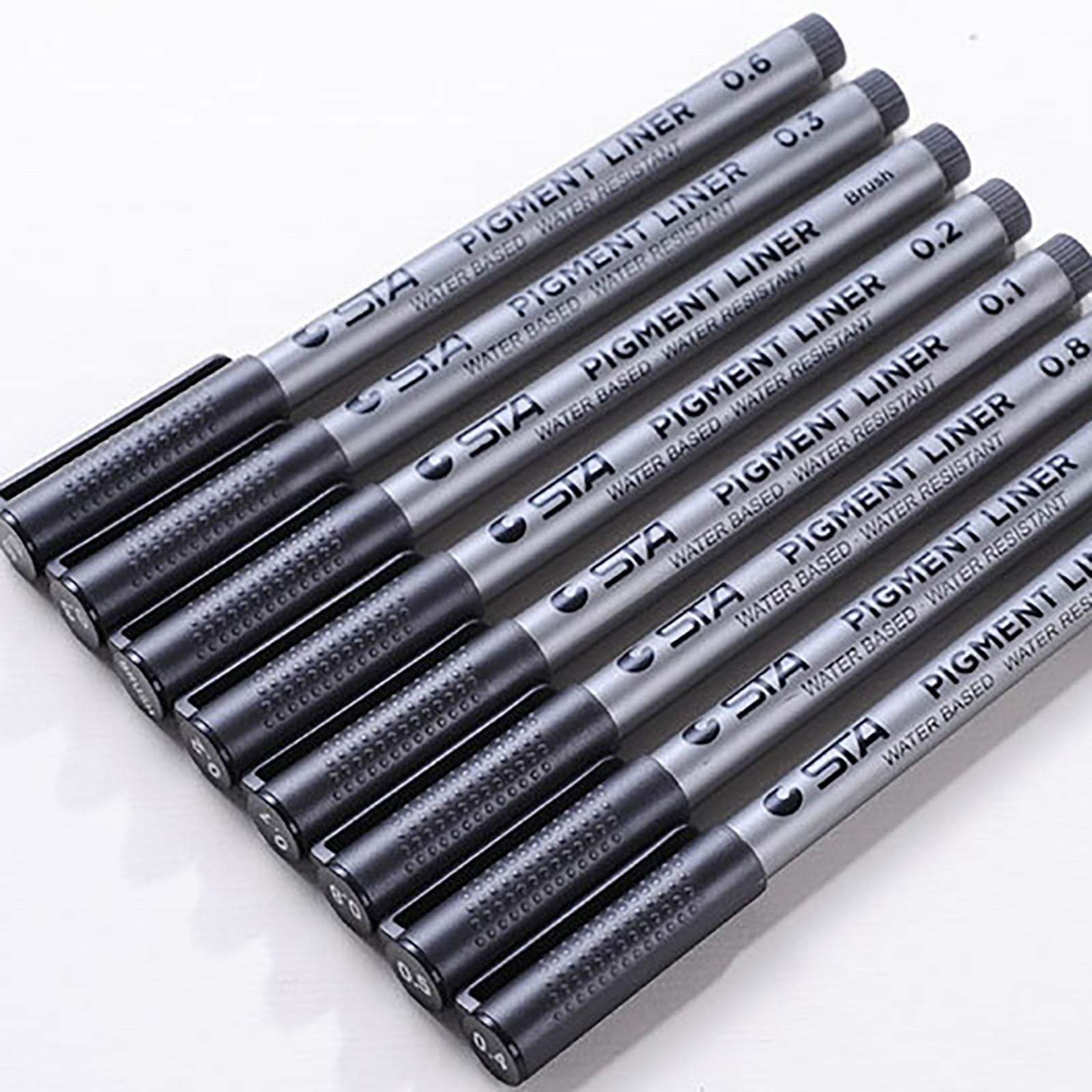 Dyvicl Silver Gel Pens, 0.8 mm Fine Pens Gel Ink Pens for Black Paper  Drawing, Sketching, Illustration, Adult Coloring, Journaling, Set of 12