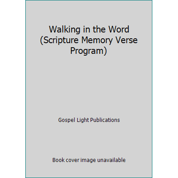 Pre-Owned Walking in the Word (Scripture Memory Verse Program) (Paperback) 0830728996 9780830728992