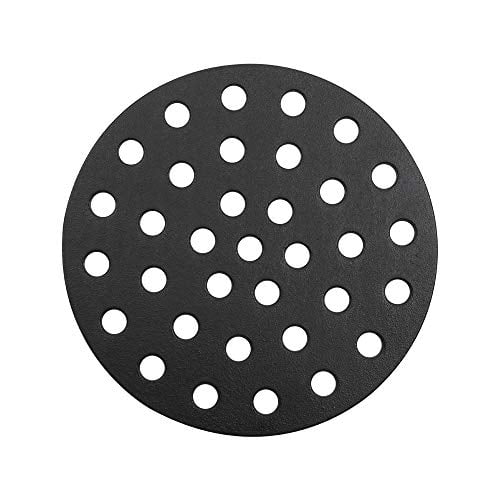 Dracarys 10.5 inch Cast Iron Charcoal Grate,BBQ High Heat Charcoal Plate Fit for Kamado Joe Classic Weber smokey joe Fire Grate Pit Boss Grill Parts Charcoal Grate Replacement Parts-10.5 inch