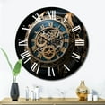 thumbnail image 1 of Designart "Diamond Dusk Luxury Watch painting V" Fashion Oversized Wall Clock, 1 of 6