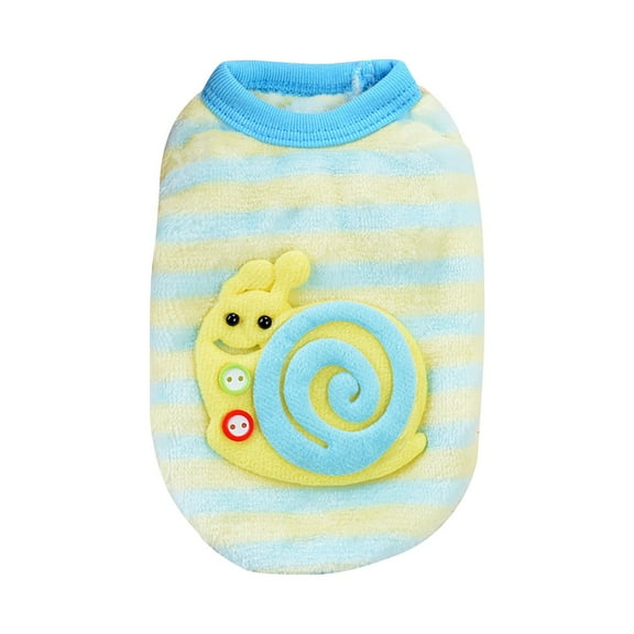 YUEHAO Dog Sweaters for Small Dogs Pet Clothes Autumn and Winter Dog Clothes Striped Home Clothes Small Dog Sweater (Multicolor, L)